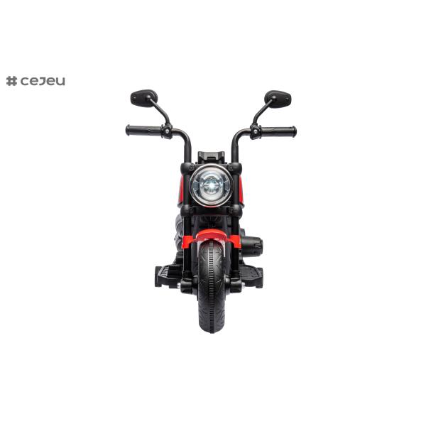 Electric Kids Motorcycle Toy, Music & Lights, Hand Acceleration & Foot Brake, 6V4.5AH