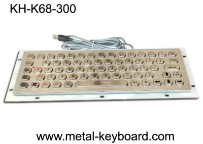 Teclado de computador industrial da taxa IP65 com material áspero do metal