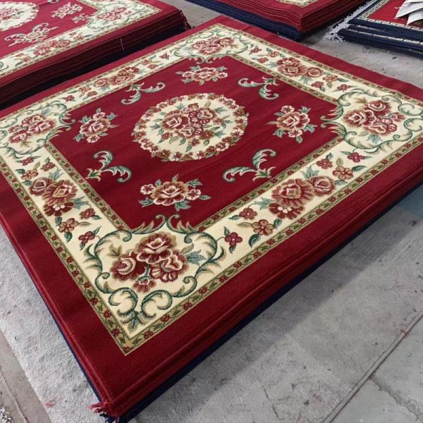 Loop Pile Mosque Prayer Carpet Roll for Church and Mosque Wall-to-Wall Roll Design