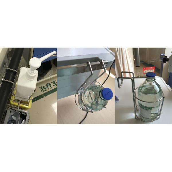 Medical Hand Sanitizer Hook Hanger Metal Wall Hanging Baskets of Stainless Steel