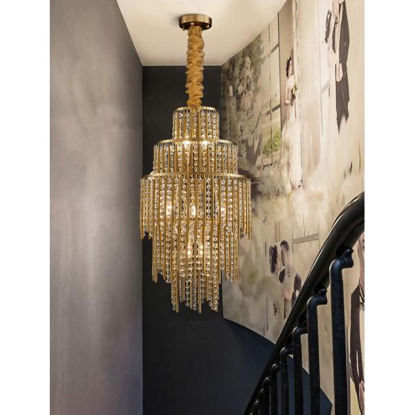 High Ceiling hotel lobby decoration large modern chandelier(WH-CY-208)