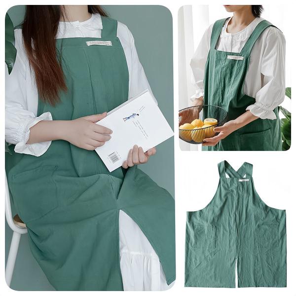 Shopping for Custom Logo Kitchen Chef Cooking Coffee Restaurants Cross Back Cotton Apron