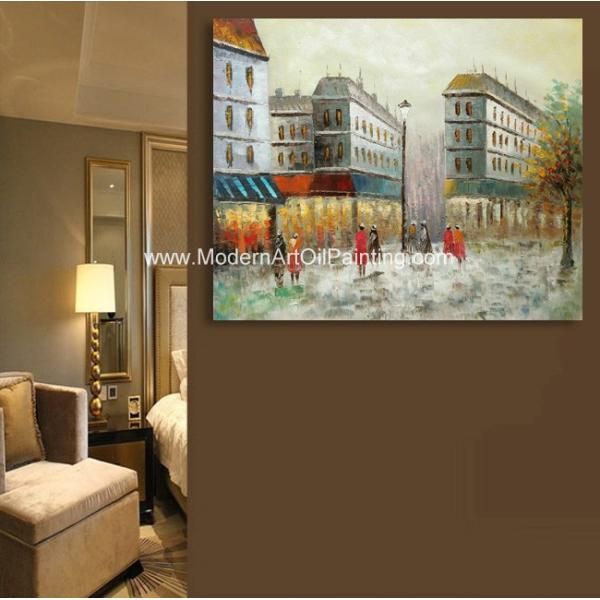 Canvas Paris Oil Painting ，Thick Oil Paint Palette Knife 30