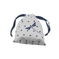 Pp ficellent le sac de cordon blanc de coton de sergé 12*15cm pour des bijoux