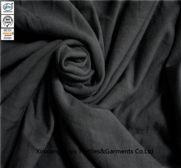 Knitted Fire Retardant Fabric / Single Jersey Fireproof Clothing Material For Underwear