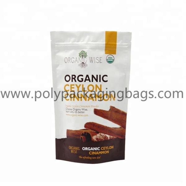 Ziplock Resealable Pouch Packaging Zipper Stand Up Bag Plastic For Food