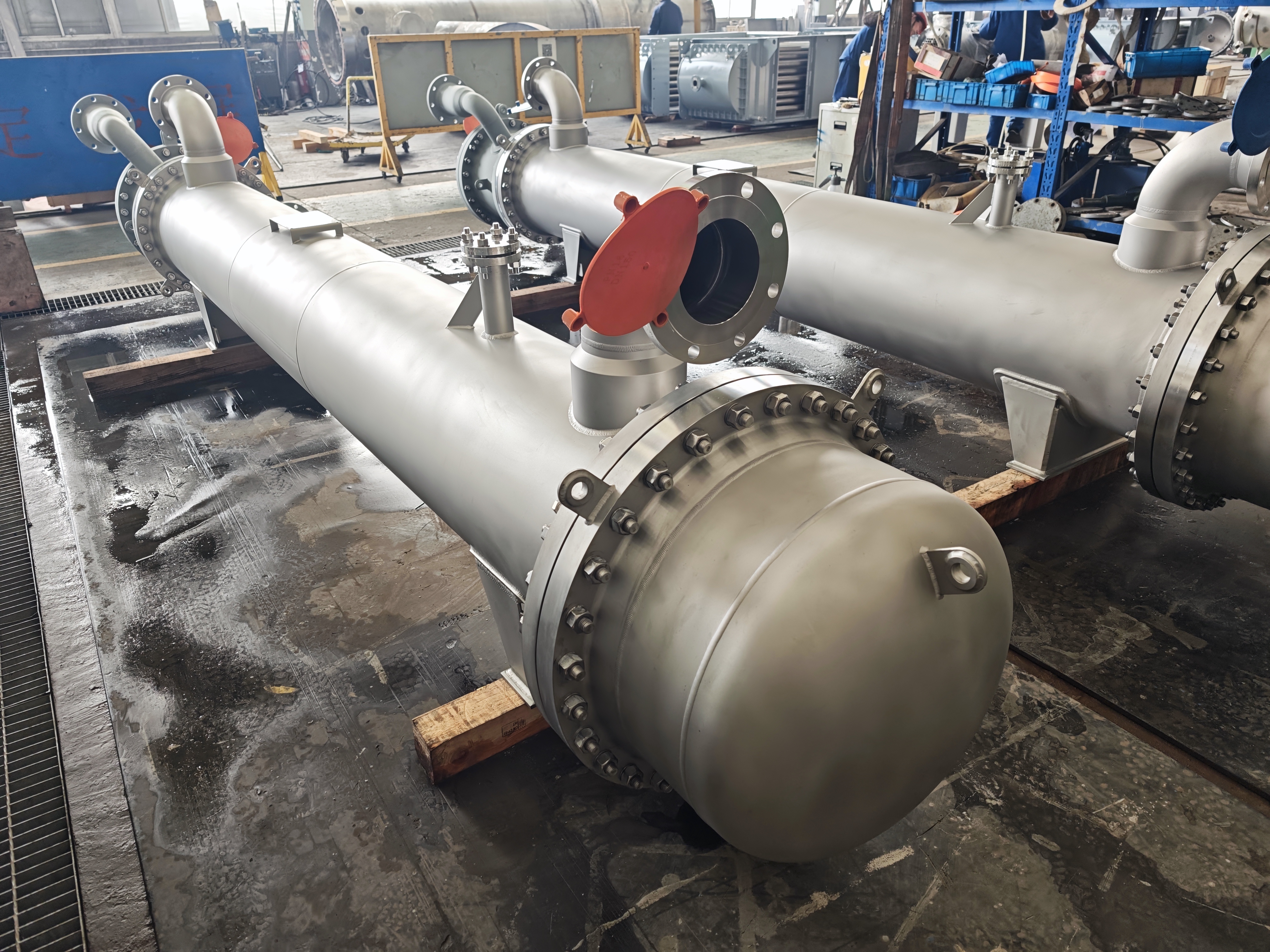 AES  Floating Head Heat Exchanger For Fine Electronic Chemicals