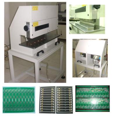 Separador pneumático do PWB para a tira conduzida 1.2m, máquina pequena do PWB Depaneling com lâmina linear