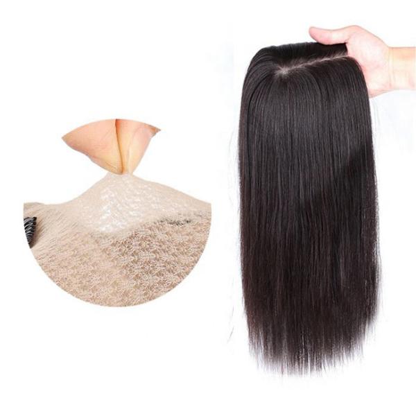 150 g Parte Média Fêmea Perucas de Toupee Feminino Substituição de Cabelos