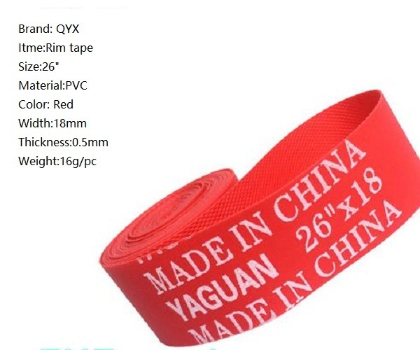 High Pressure Nylon PVC Material Rim Tape 26