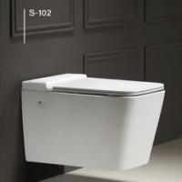 Salle de bains Pulse Commode sans réservoir Monté au sol moderne avec couverture de siège UF