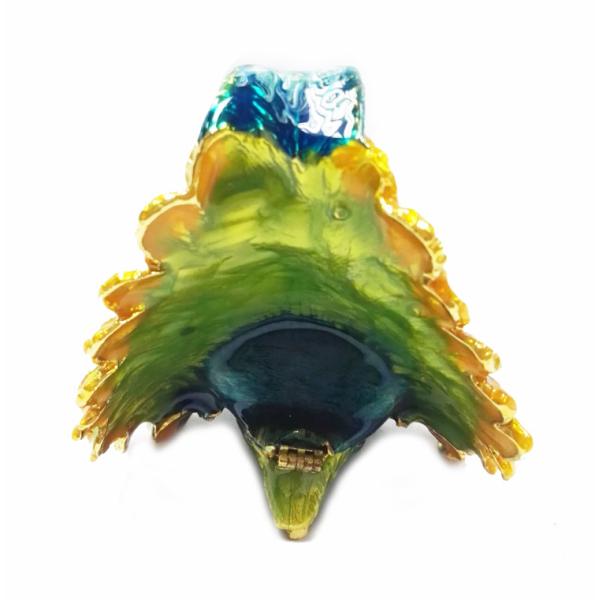 Double Love Birds Pewter Trinket Box Peacock Trinket Box Wedding Gift