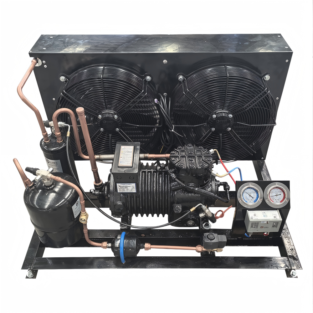 Commerical Robust Frame Open Type Condensing Unit 380V High Serviceability