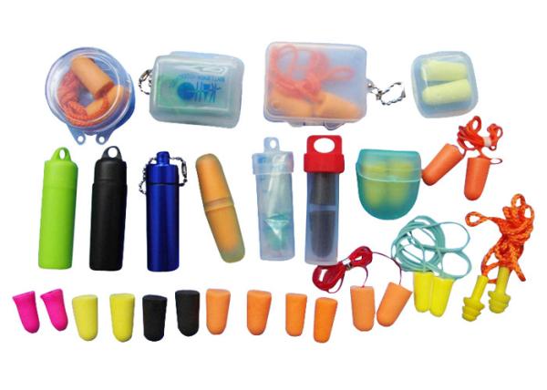 Various Size Anti - Noise Ear Plugs , Silicone Ear Plugs For Sports