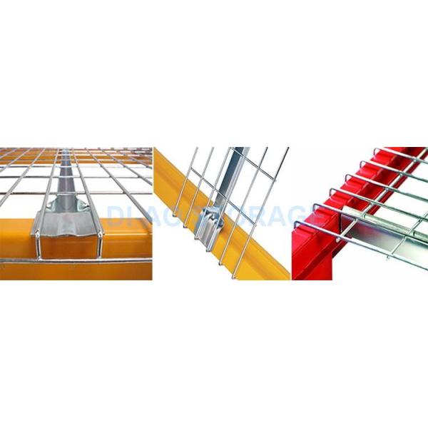 Industrial Channel Warehouse Storage Metal Steel Galvanized Wire Mesh Deck Rack