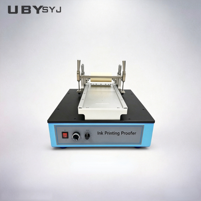 Ink Printing Proofer with Adjustable Printing Speed, Customizable Proofing Width, and Optional Silicone/Rubber Roller for Laboratory Testing