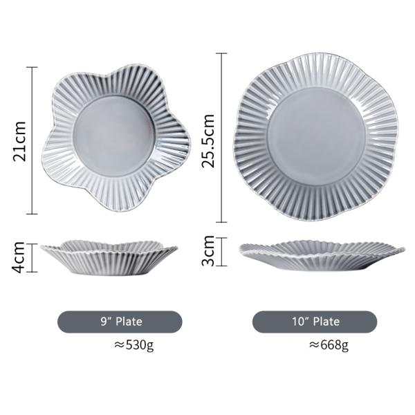 Столовая посуда для вечеринок для 12 человек 16 шт. Керамический обеденный набор Скандинавские украшения из фарфора