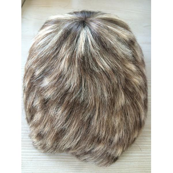 Comfortable Male Hair Piece Custom Made Hair Systems Natural Looking