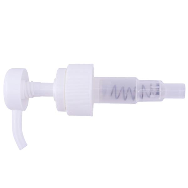 PP Material Plastic Lotion Pump Ribbed Smooth 2cc Body Cream Dispenser