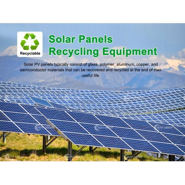 Cost Efficiency Solar Panel Cell Sheet Recycling Plant for Used Photovoltaic Panels (Эффективность солнечных панелей) Завод по переработке фотоэлектрических панелей