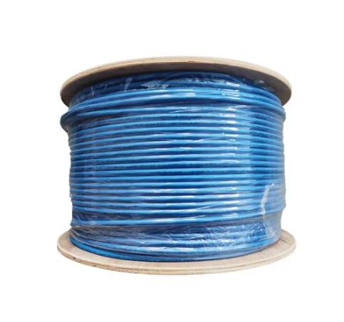 Shielded CAT6A FFTP Network Cable 23AWG 10Gbps 500MHz Blue LSZH For Indoor