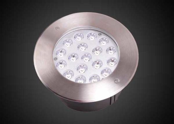 Luz enterrada de alumínio de fundição moderada da luz subterrânea de vidro do diodo emissor de luz 54W