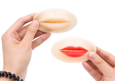 7.8cm*5.1cm 25G / Piece 3D Lip Practice Skin Soft Silicone Microneedling