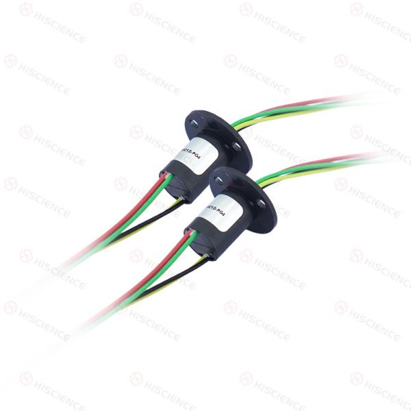 Electrical Capsule Slip Rings 18 Circuits 2A Engineering Plastic Housing Material