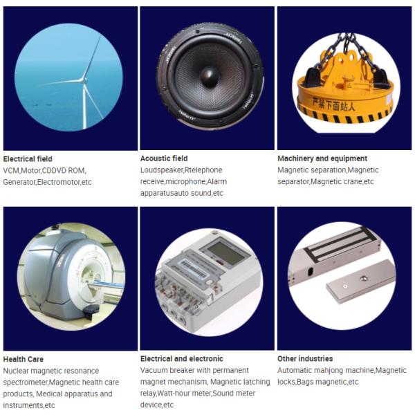 N42 Super Neodymium Cylinder Magnets D10x30mm For Medical Facility