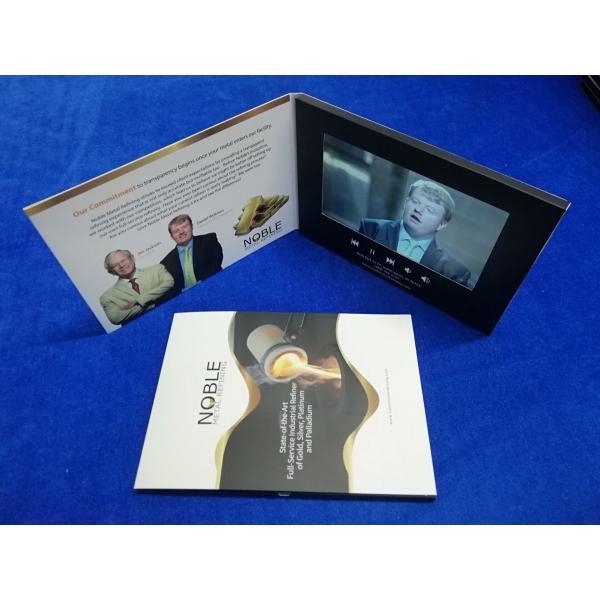 Customization 2.4 Inch HD Video Brochure Fashionable For Wedding Or Party