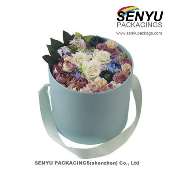 Трубка бумаги цветка подарка упаковывая вокруг роскоши картона с изготовленным на заказ логотипом