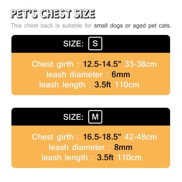 Небольшой набор поводка воротника 3.5фт проводки кота собаки с внутренней проложенной сеткой воздуха