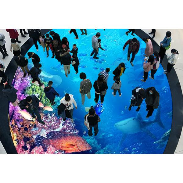 CE Interactive LED Floor Panels , Light Up Dance Floor Tiles LED 500mm*500mm