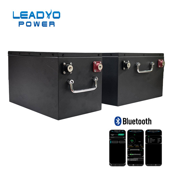 Батарея 525x234x220mm тележки гольфа Lifepo4 автомобиля умная 36V 100Ah AGV перезаряжаемые