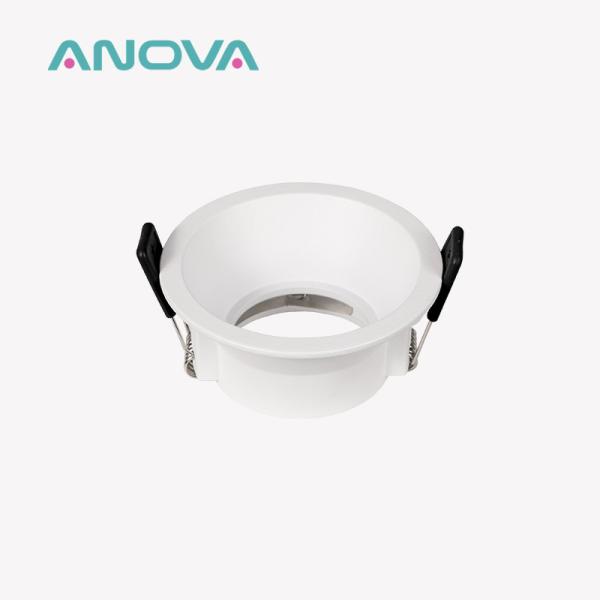 IP44 GU10 Recessed Spotlight Anti-Glare Frame de Alumínio Para Comercial