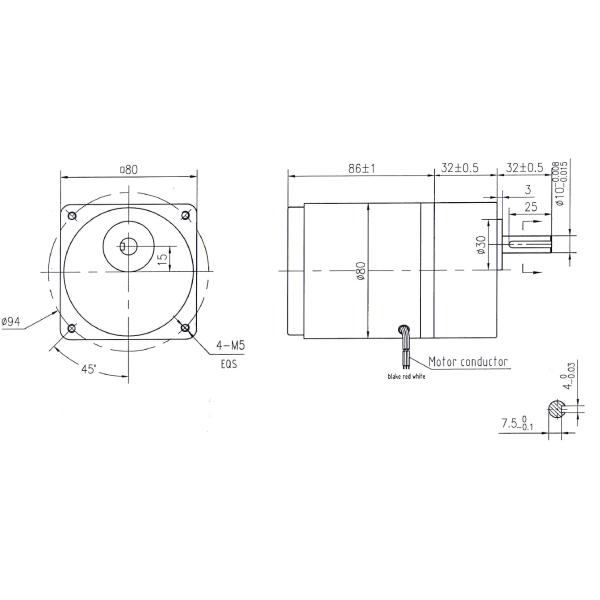 СЕРИЯ YN80-30 80JB3-200G10L МОТОРА ШЕСТЕРНИ МОТОРА RK ШЕСТЕРНИ AC УПРАВЛЕНИЯ СКОРОСТЬЮ 80mm 30W 4RK30GN-C 4GN3-200K
