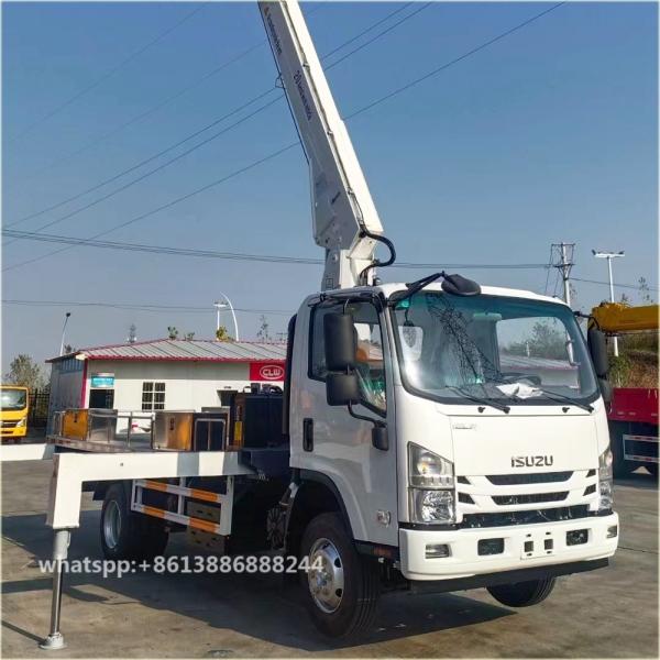 I Suzu's Three-in-one Truck for Lifting and Loading at High Altitude   Delivery Truck  Bucket  Truck