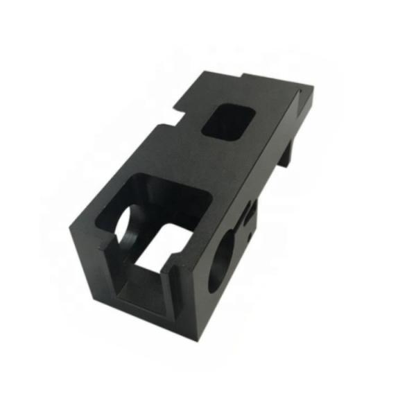 High Precision CNC Milling Parts Black Sandblasting Anodizing 7075 Aluminum Alloy