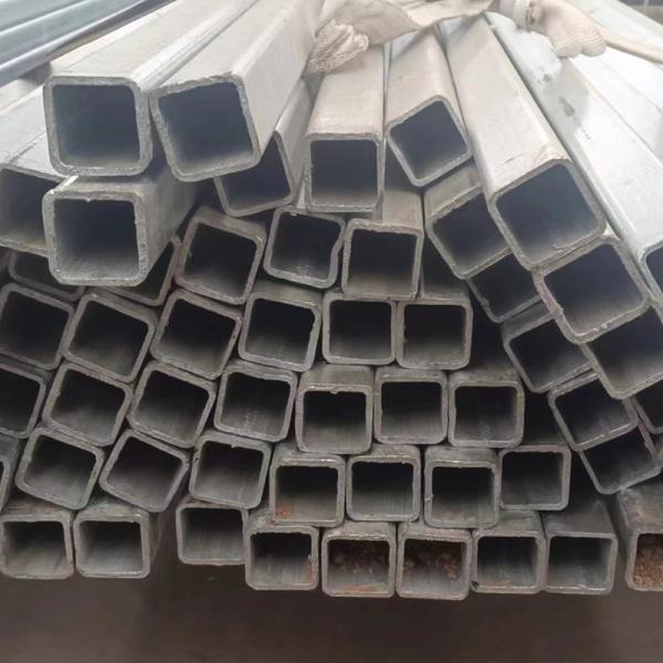 Hot Dipped Galvanized Rectangular Square Pipe With Petals / Flowers Surface