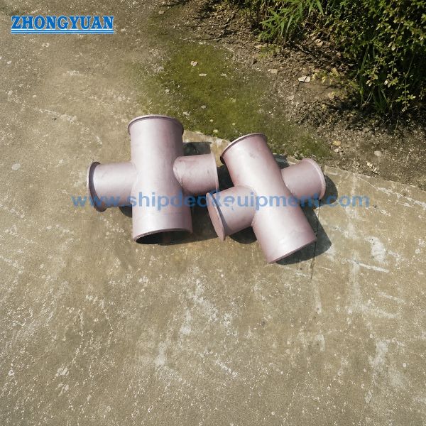 Steel Pipe Fabricated Marine Cross Bitt | JIS F 2804-1976 Ship Mooring Bitt