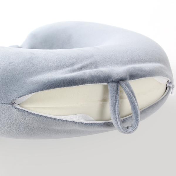 Travel Pillow Memory Foam Head Neck Support for Traveling Soft Washable Cover Included