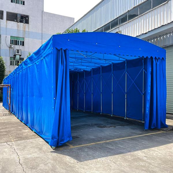 Retractable Outdoor Folding Tent for Big Clear Span Storage and Customized Printing