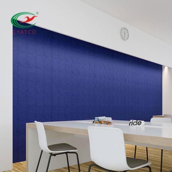 Multiscene Acoustic Felt Wall Panels Flavorless Soundproof Polyester Fiber