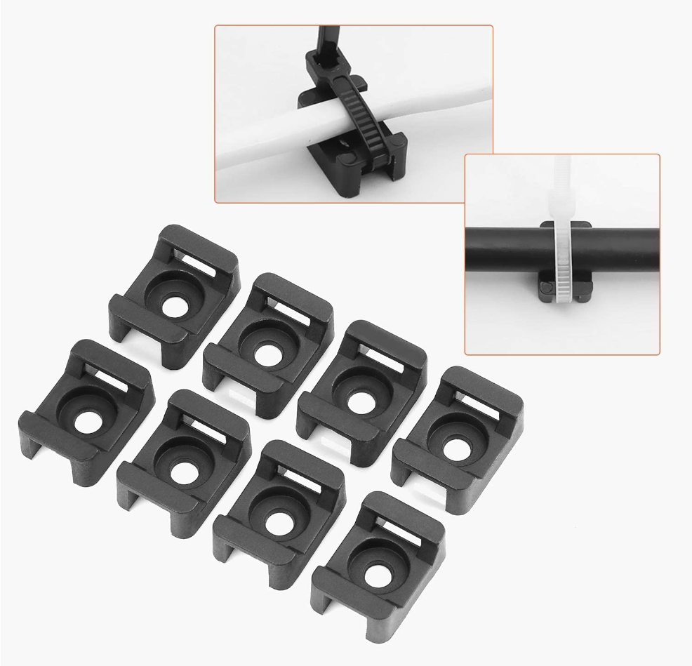 UV Resistant Cable Ties Mounts Eco Friendly Heat Resisting Lightweight