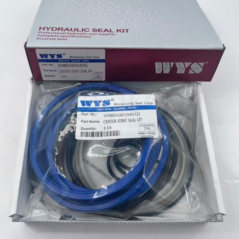 Hydraulic Center Joint Seal Kit 60264031 SY980H  for Excavator SY135C, SY155U, SY215C