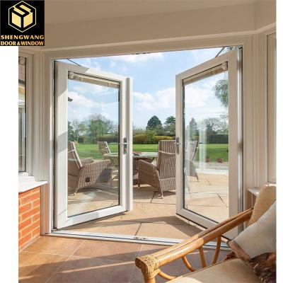 Polvo revestido con aluminio ventana giratoria deslizante y negro