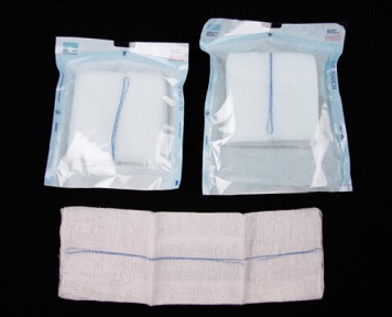 Couche adaptée aux besoins du client fortement conforme stérile d'écouvillon de gaze d'hôpital blanc