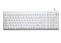 IP68 llaves selladas médicas lavables del teclado USB 110 con ENCENDIDO del botón del contraluz