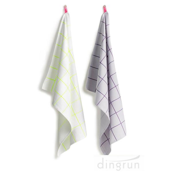 OEM Full Print Kitchen Tea Towels , 100 Cotton Kitchen Dish Cloths 25*50cm