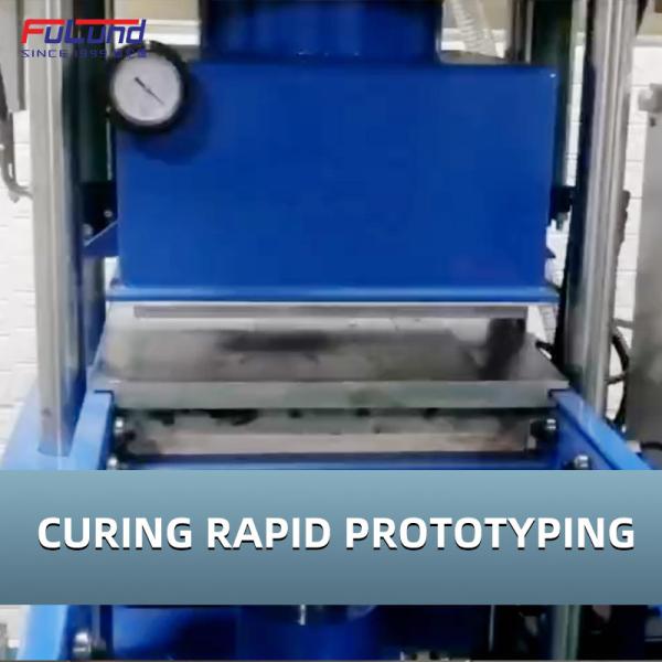 FuLund Flat vulcanizing machine is used for silicone folding bowl and baking cake mold making